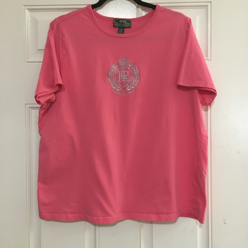 Ralph Lauren Logo Tshirt. Size XXL. Lauren Ralph.